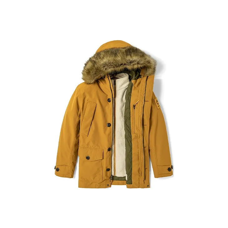 Timberland Parka Coats Men Wheat-3
