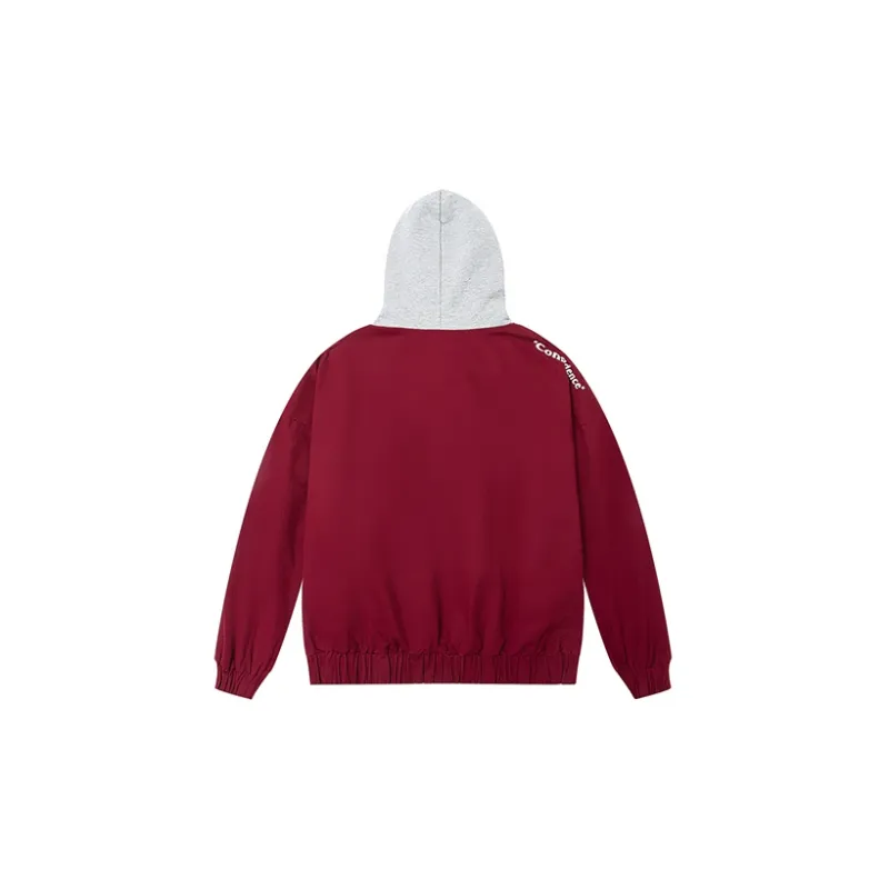 STNW Jackets Unisex Burgundy-1