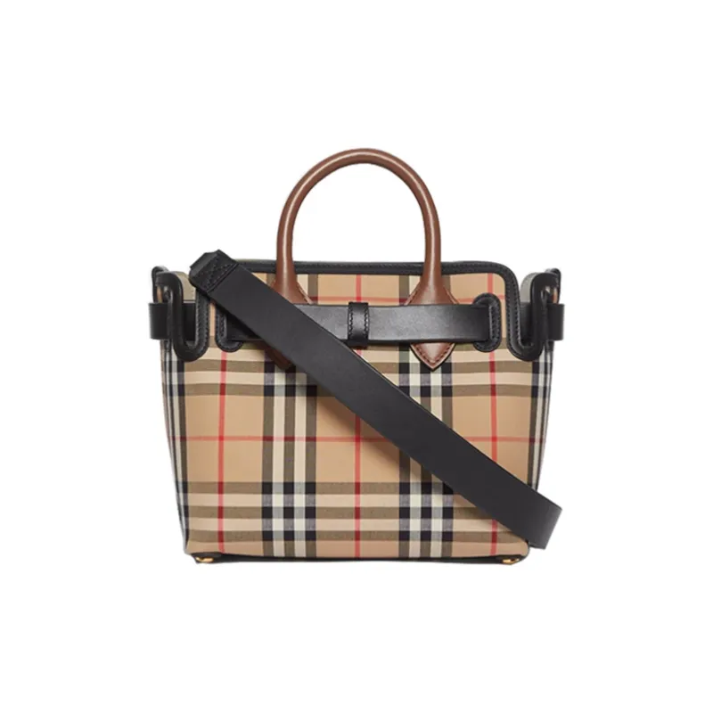 Burberry Cow Leather Belt Bag Crossbody One Shoulder Handbag Unisex Archive Beige-2