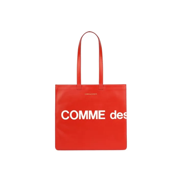 CDG Leather Handbag Regular Women's Red-0