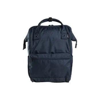 Anello Linen Backpack Small Size Unisex Navy Blue