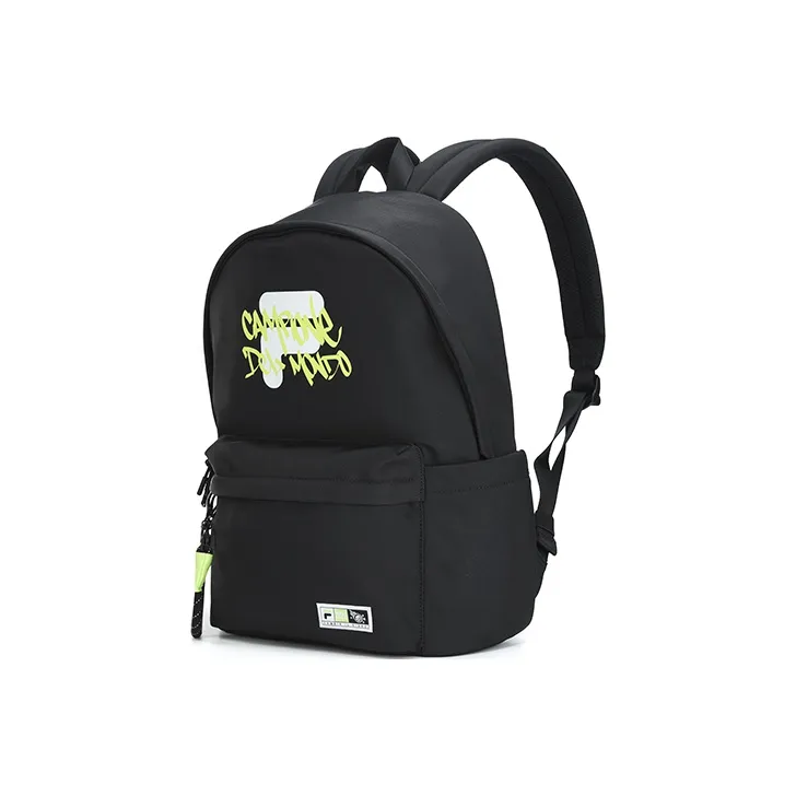 FILA FUSION Fabric Backpack Regular Unisex Pitch Black-1