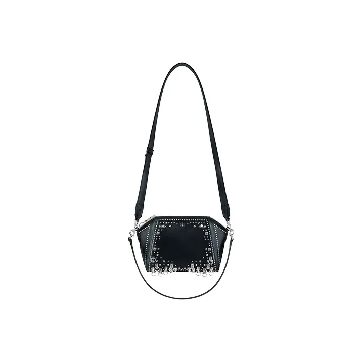 Givenchy Antigona Smooth Calf Leather Handbag, Shoulder Bag, Crossbody Bag Women's Black-0