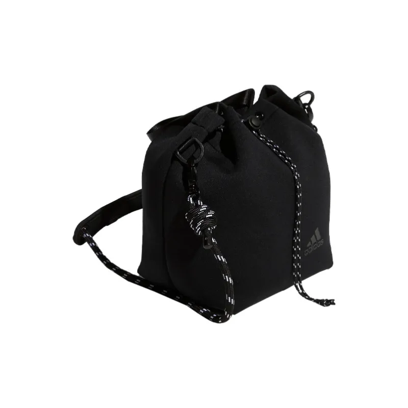 Adidas Polyester Bucket Bag, Shoulder Bag, Crossbody Bag Regular Unisex Black-1