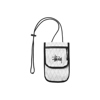 Stussy Nylon Crossbody Bag Unisex White
