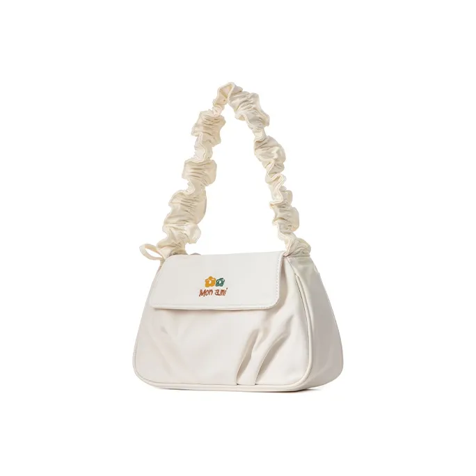 MR.ACE HOMME Polyester Shoulder Bag Baguette Bag Shoulder Bag Regular Women's White-2