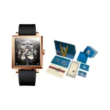 Rose Case Black Dial Rose Pin 205-3