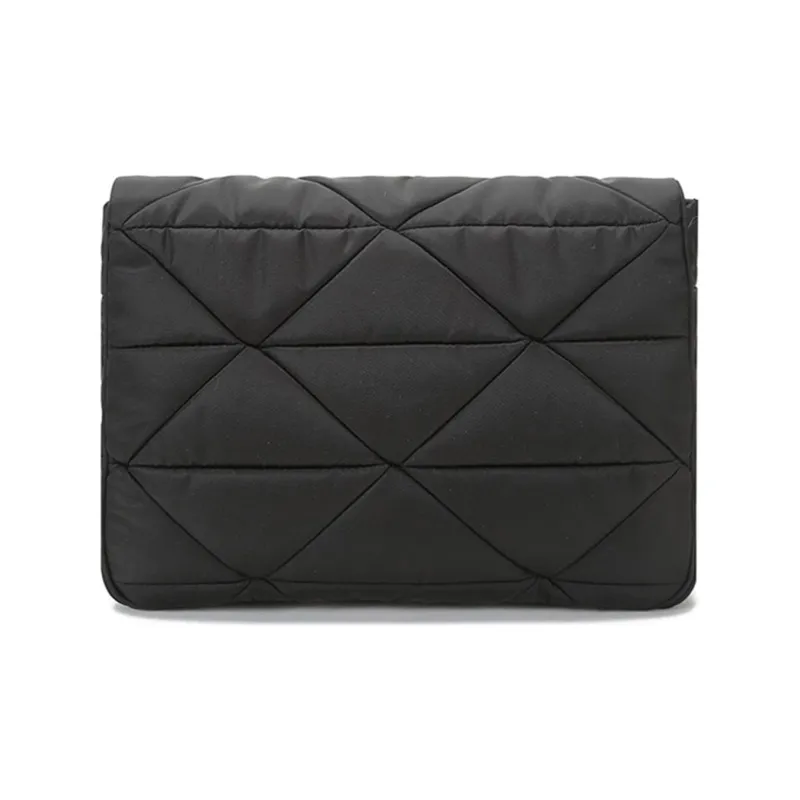 PRADA Fabric Crossbody Bag Shoulder Bag Women's Black-3