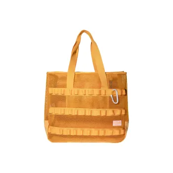 Rough Enough Nylon Fabric Tote Bag, Shopping Bag, Handbag, Shoulder Bag Women's Yellow/Black