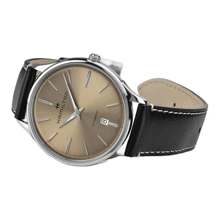 HAMILTON Automatic Mechanical Movement Men's Watches Watch 40mm Beige Watch Dial H38525721-2