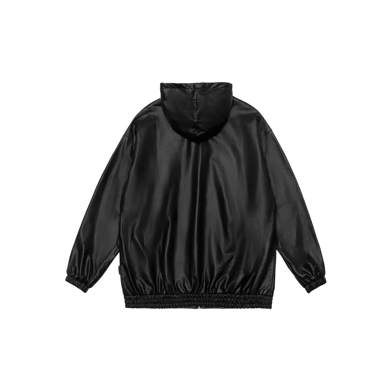 FEICHAI Loose Fit Workwear Jacket Unisex Black-1