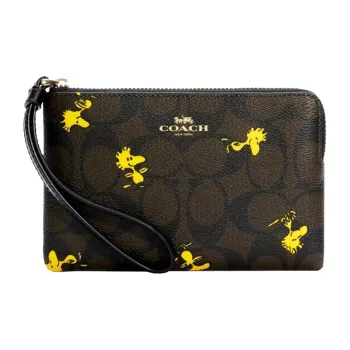 COACH Corner Zip Clutches