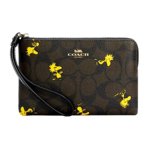 COACH Corner Zip Clutches