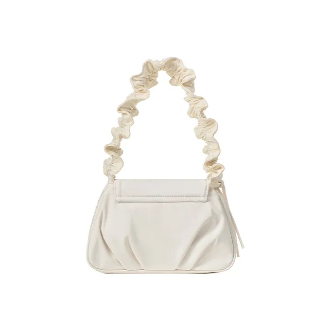 MR.ACE HOMME Polyester Shoulder Bag Baguette Bag Shoulder Bag Regular Women's White-3