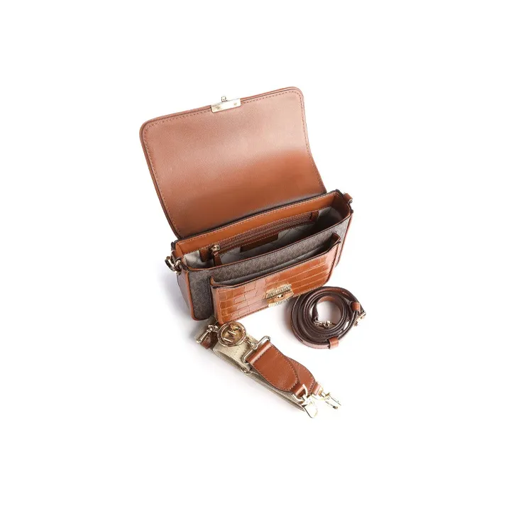 MICHAEL KORS Bradshaw Leather Shoulder Bag, Crossbody Bag Women's Chestnut-2