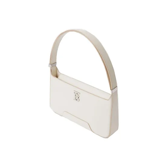 Burberry Leather Crossbody Bag Shoulder Bag One Shoulder Handbag Women's Light White-1