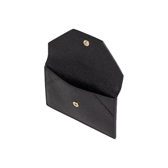 THOM BROWNE· Leather Card Holder Card Holder Men's Black-1
