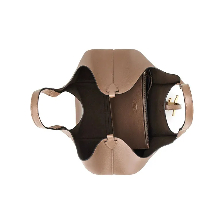 TOD'S Leather One Shoulder Handbags Women's Brown-2