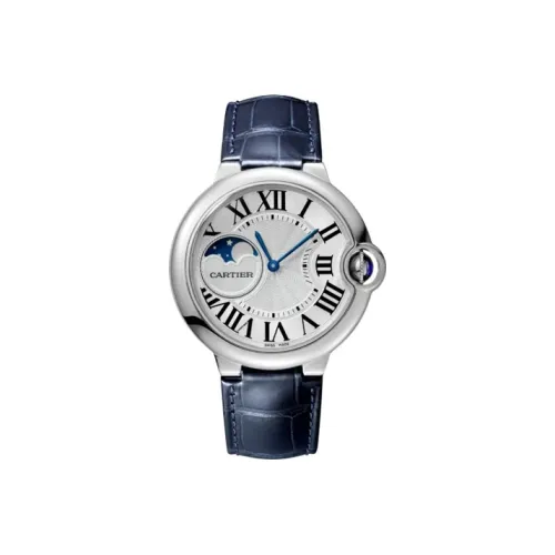 Cartier Men Blue Balloon Collection Swiss Watches