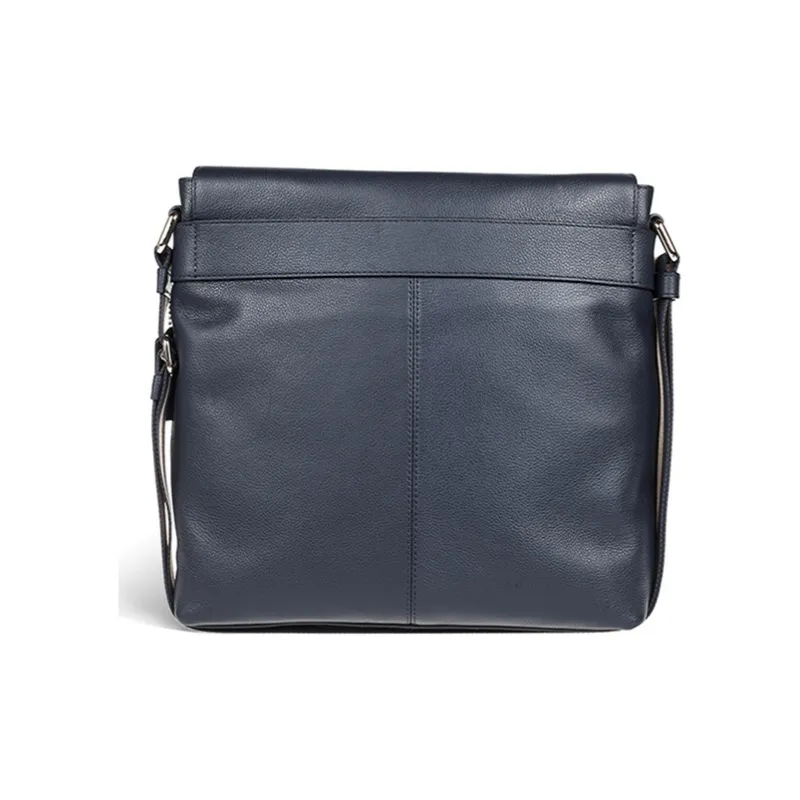 COACH Charles Leather Crossbody Bag, Shoulder Bag Large Size Men's Navy Blue-3