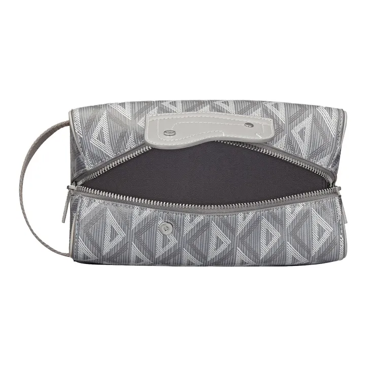 DIOR Lingot Canvas Storage Bag Clutch Toiletry Bag Men's Gray-4