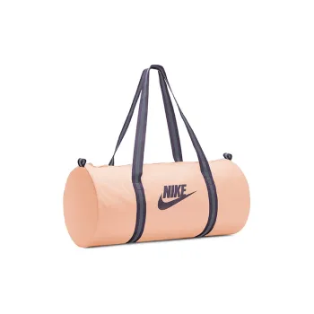 Nike Nylon Portable One Shoulder Crossbody Travel Gym Bag Unisex Light Orange