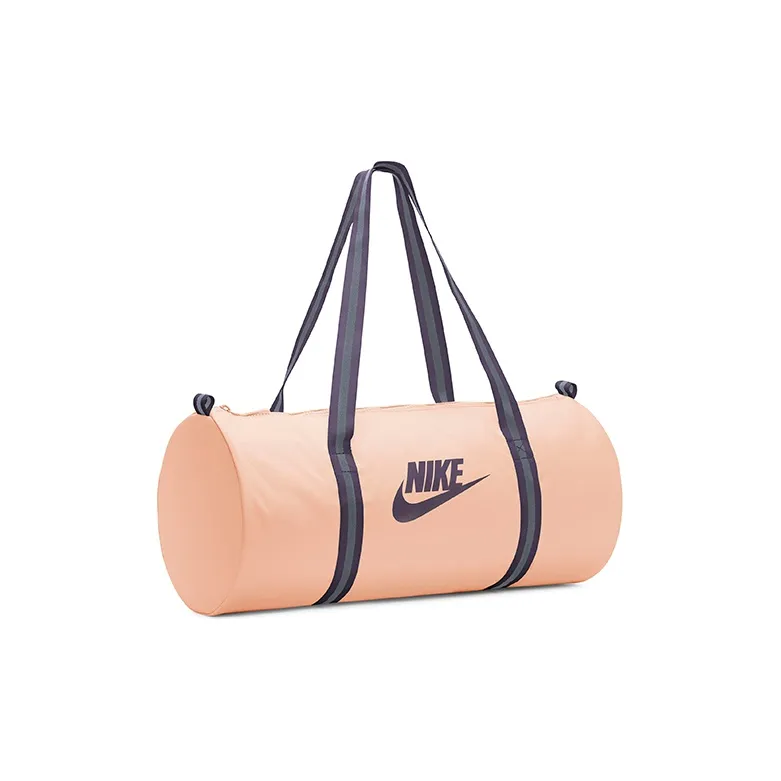 Nike Nylon Portable One Shoulder Crossbody Travel Gym Bag Unisex Light Orange-0