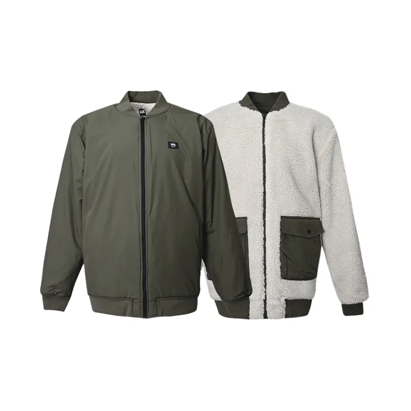 Vans Velvet Jackets Men Green-4