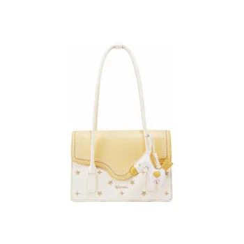 Sound For Life Commute Bag Tote Bag Shopping Bag Shoulder Bag Women's Yellow/Black