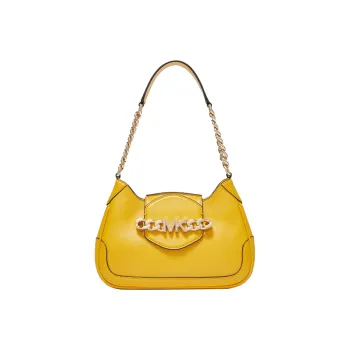 MICHAEL KORS MICHAEL KORS Handbag Collection Hally Cow Leather Underarm Shoulder Bag Women's Yellow