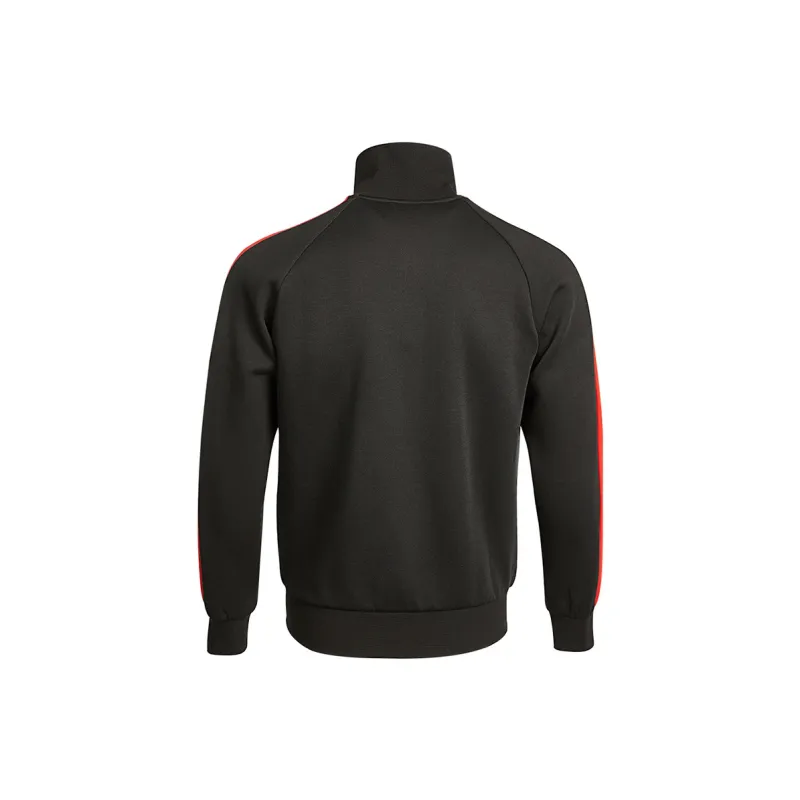 Puma T7 Men's Colorblock Logo Knit Sport Jacket Black-1