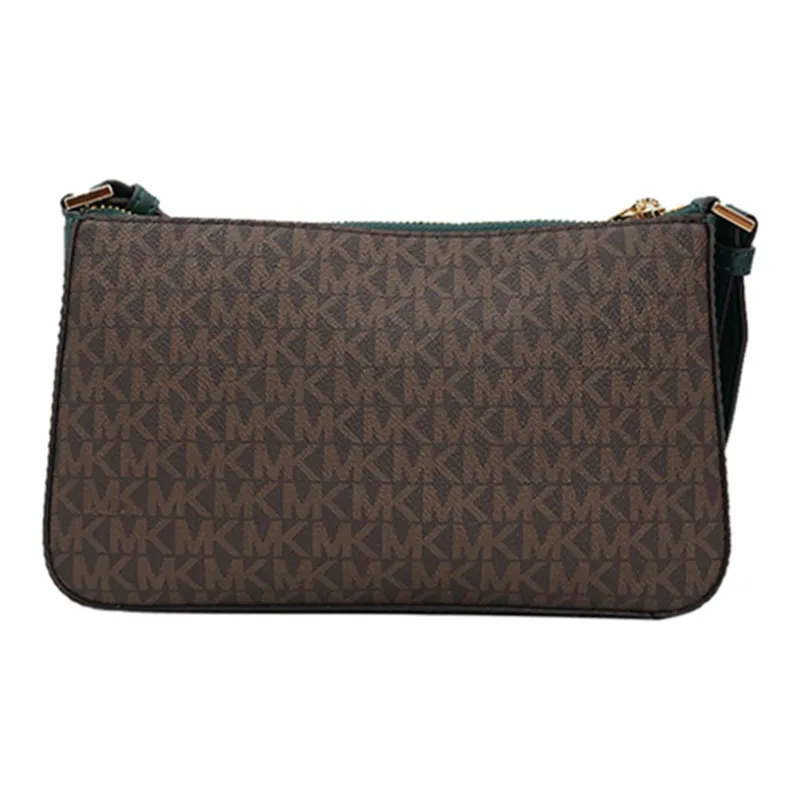 MICHAEL KORS MICHAEL KORS Handbag Collection Jet Set PVC Portable Crossbody Bag Shoulder Bag Women's Brown & Green-2
