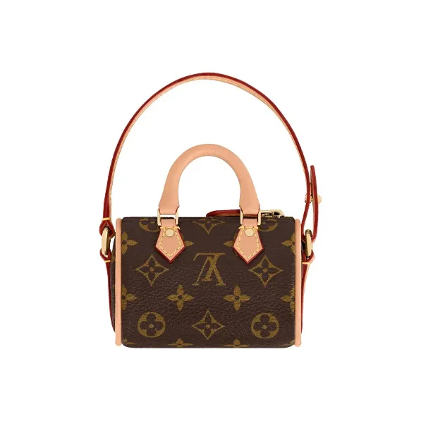 LOUIS VUITTON Bag Charm Speedy Monogram Brown-1