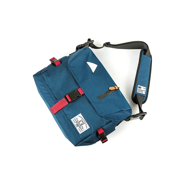 ACROSS Oxford Water Repellent Messenger Bag, Commute Bag, Crossbody Bag Regular Unisex Multicolor-3