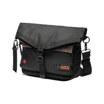 LiNing CF Tracing Fabric Shoulder Bag Crossbody Bag Unisex Black