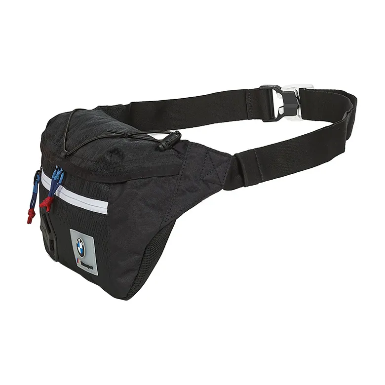 PUMA BMW Collaboration Nylon Fabric Fanny Pack Sling Bags Regular Unisex Black-4