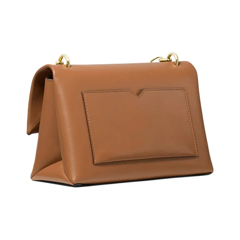 MICHAEL KORS Cece Cow Leather Shoulder Bag Crossbody Bag Medium Size Women's Brown-1