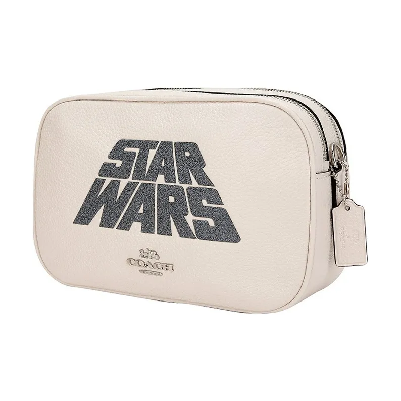 COACH Star Wars Xingji Battle, Collaboration Jes Leather Shoulder Bag, Crossbody Bag Medium Size Women's White-2