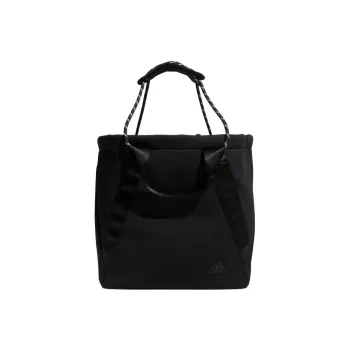 Adidas Polyester Tote Bag Shopping Bag Shoulder Bags Handbags Regular Unisex Black