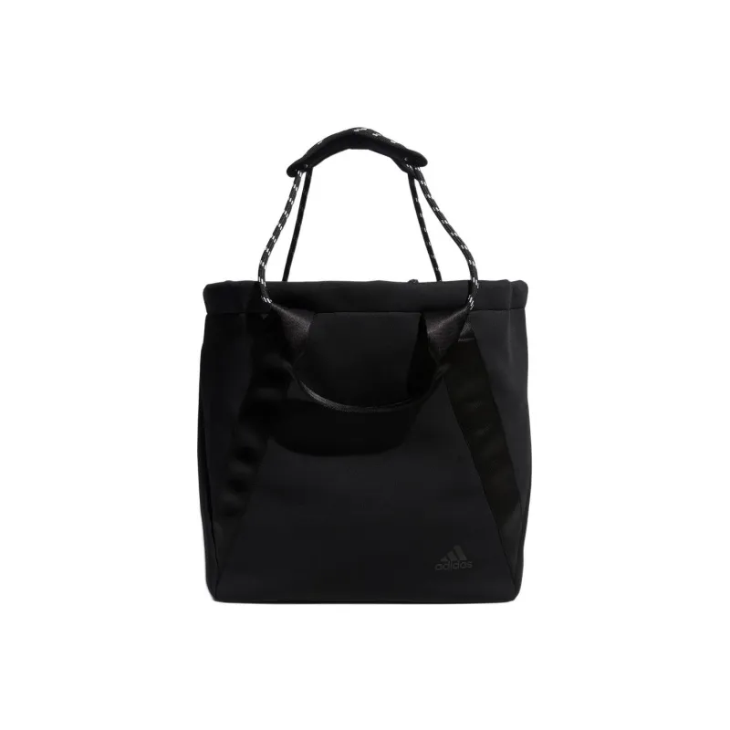 Adidas Polyester Tote Bag, Shopping Bag, Shoulder Bag, Handbag Regular Unisex Black-0