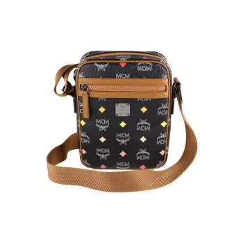 MCM Artificial Leather Shoulder Bag, Crossbody Bag Mini Women's Black