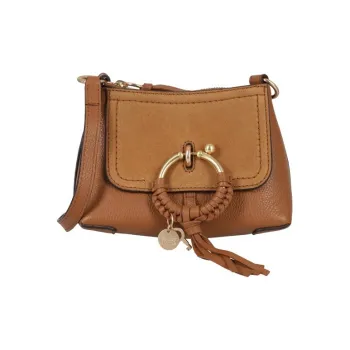 See By Chloe Leather Shoulder Bag, Crossbody Bag Women's Caramel
