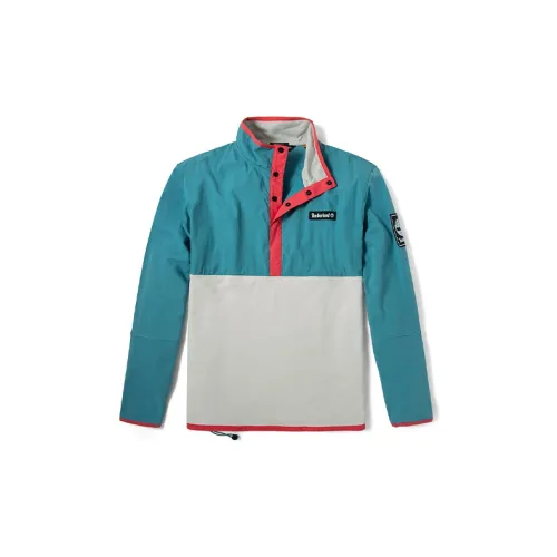 Timberland Jackets Men Blue Gray Multicolor