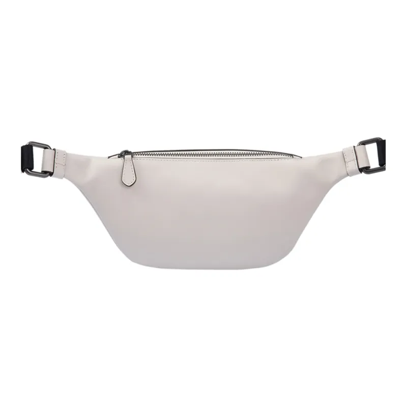 COACH Warren With Cow Leather And PVC Fanny Pack Large Size Men's Beige Carriage Monogram-2