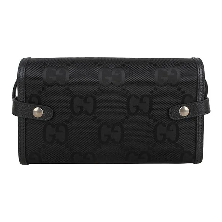 GUCCI Off The Grid GG Fabric With Leather Crossbody Bags Shoulder Bags Men's Black-2