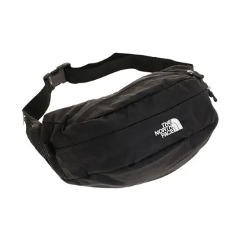 THE NORTH FACE Nylon Sling Bag, Double Zip Closure Fanny Pack Trumpets Unisex Black