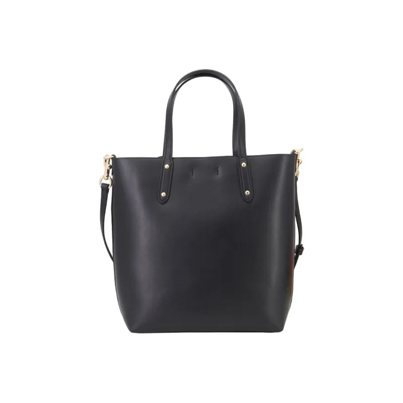 COACH Central Cow Leather Tote Bag Shopping Bag Shoulder Bag Crossbody Bag Handbag Medium Size Women's Black-1
