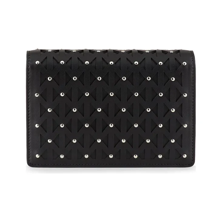 EMPORIO ARMANI Polyester Crossbody Bag Shoulder Bag Women's Black-2