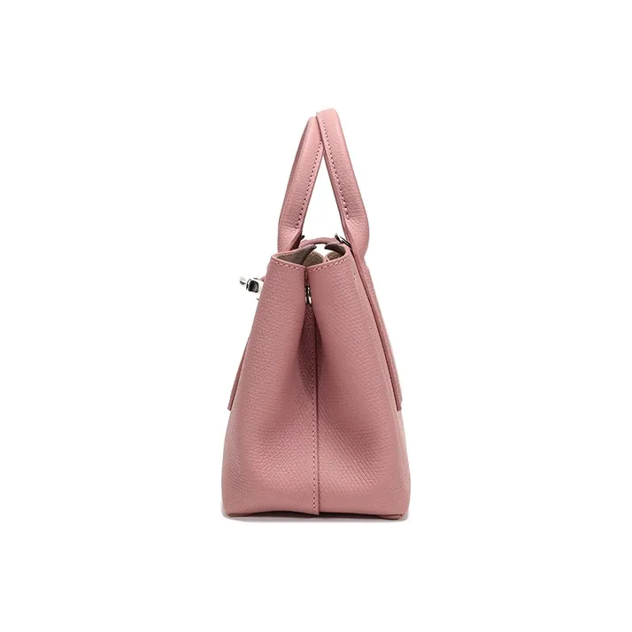 LONGCHAMP Cow Leather One Shoulder Handbag Trumpets Women's Antique Pink-2