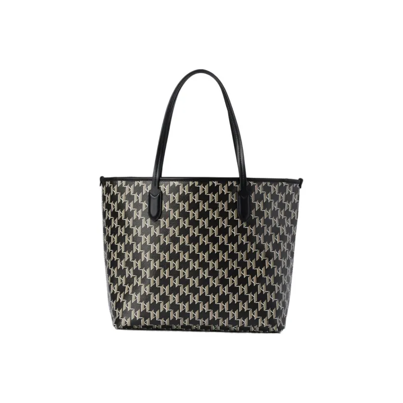 KARL LAGERFELD K/Ikonik Polyurethane Handbag Women's Black-1